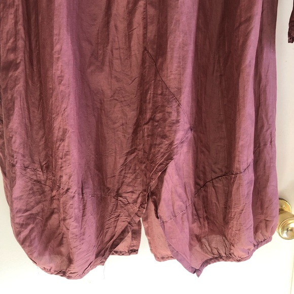 ❤️Stella Carakasi Tunic Shirt Dress Silk Lagenlook Style Oversized Pockets S - Picture 7 of 11